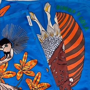 Bimba y Lola Scarf • vibrant wildlife print